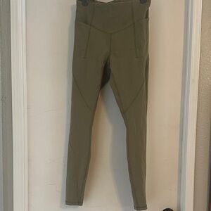 lululemon athletica Olive Green Leggings